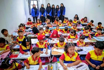 Semangat Lomba anak biMBA Soetta Jaya