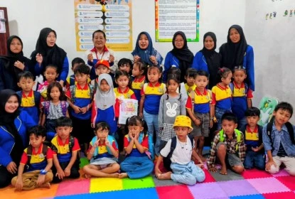 Tetap Semangat anak biMBA AIUEO Soetta jaya