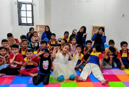 Serunya ikut Lomba mewarnai di BiMBA Soetta Jaya